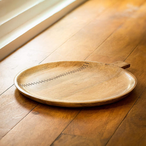 Stitch Sense Mango Wood Platter Large - ellementry