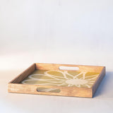 Shade of Green Wooden Tray - ellementry