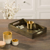 Frangipani Rectangle Wooden Tray - ellementry