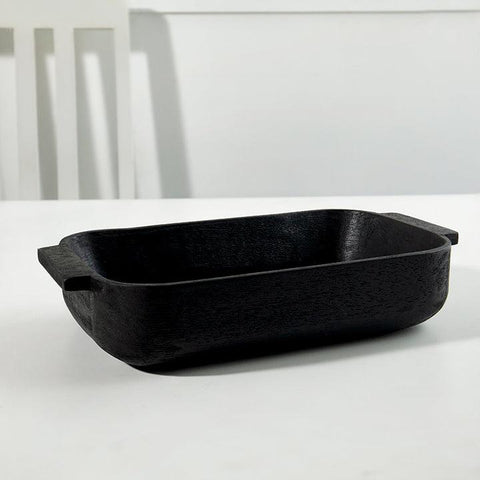 Onyx Mango Wood Basket - ellementry