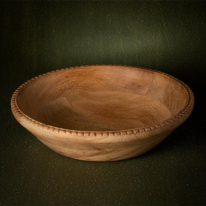 Country Home Mango Wood Bowl