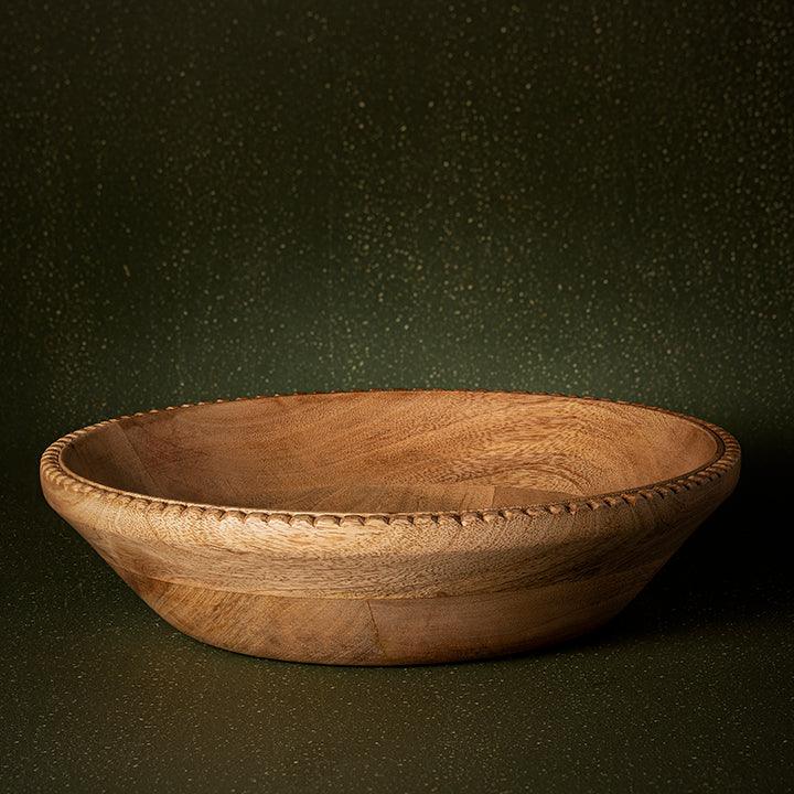 Country Home Mango Wood Bowl
