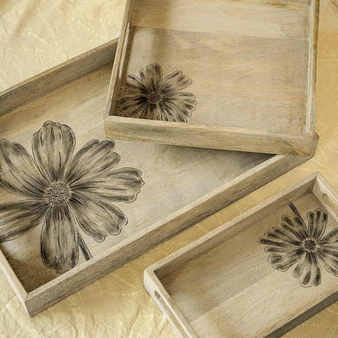 Flora Family Tray Set of 3 - ellementry
