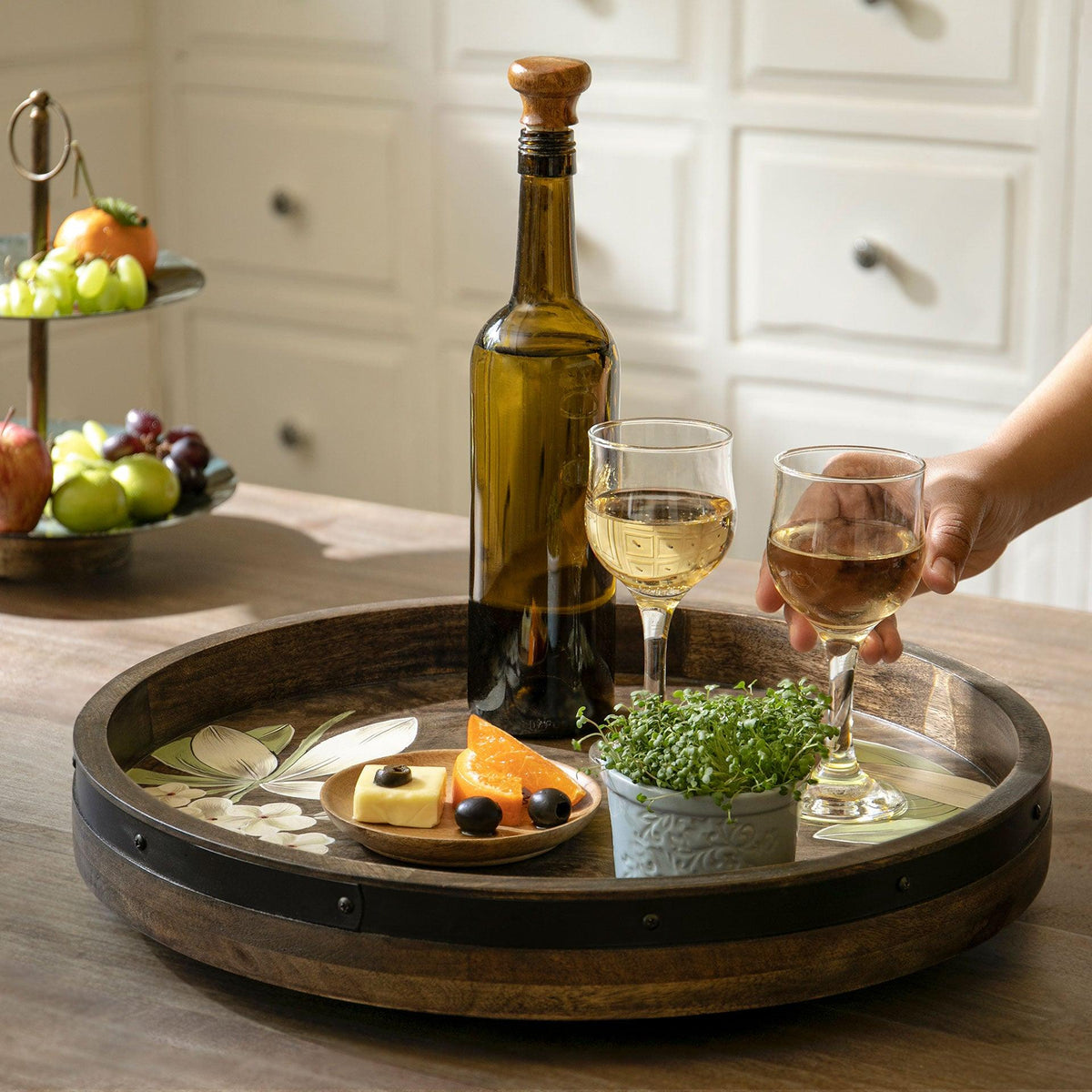 Frangipani Lazy Susan - ellementry