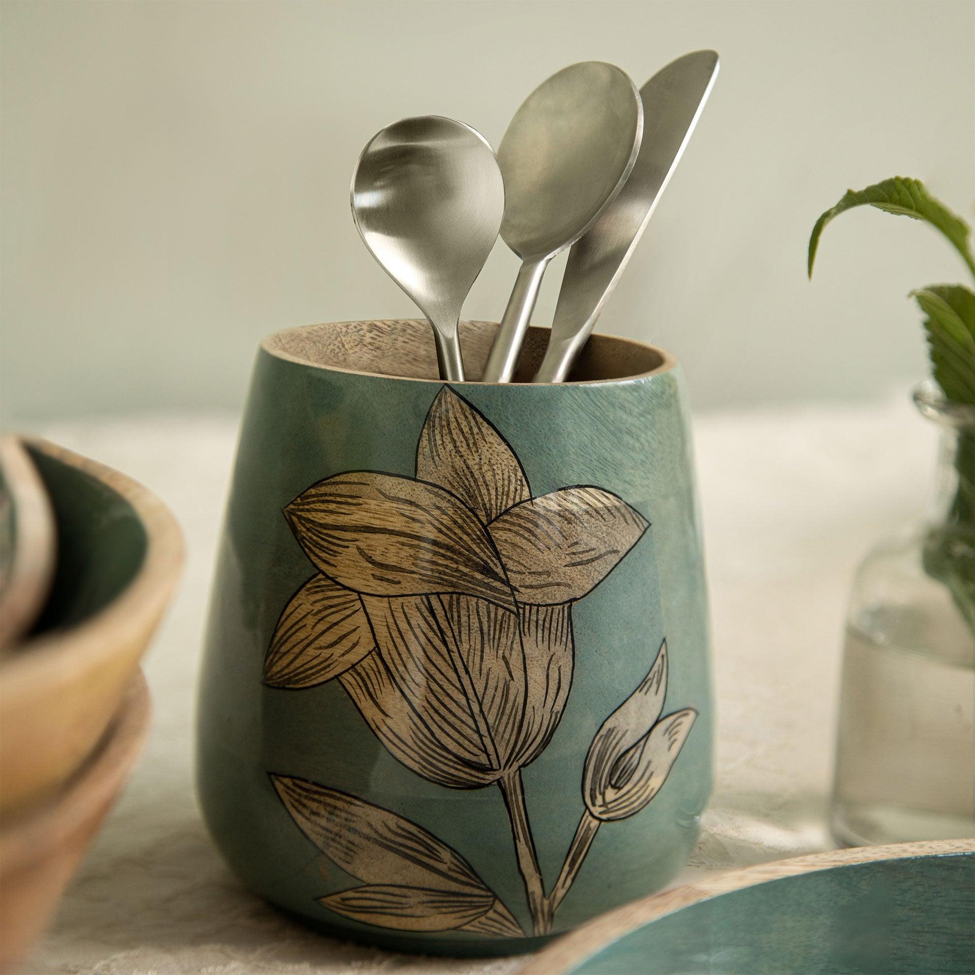 Iris cutlery holder