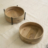 Iris wooden 2 tier roti box with stand - ellementry