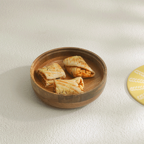 Flavia Wooden Roti Box With Lid - ellementry