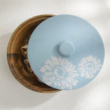 Blossom wooden roti box - ellementry