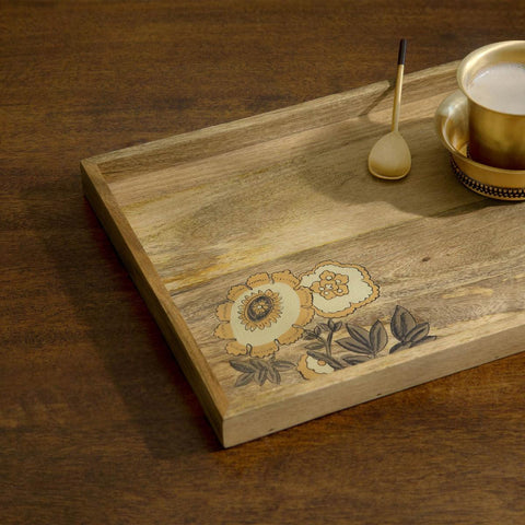 Fleur D'or Rect Tray - ellementry