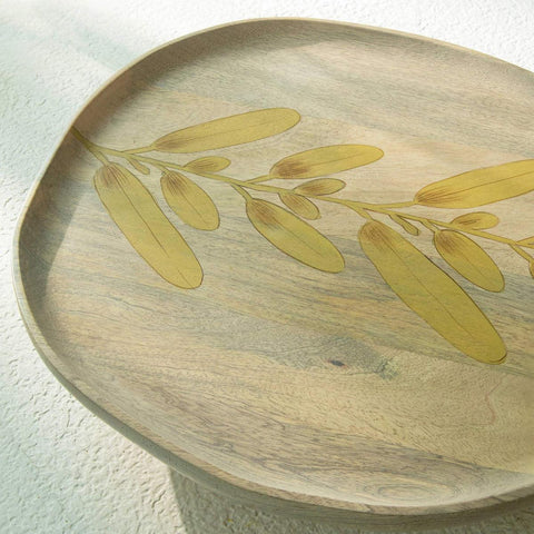Wisteria Yellow Lazy Susan - ellementry