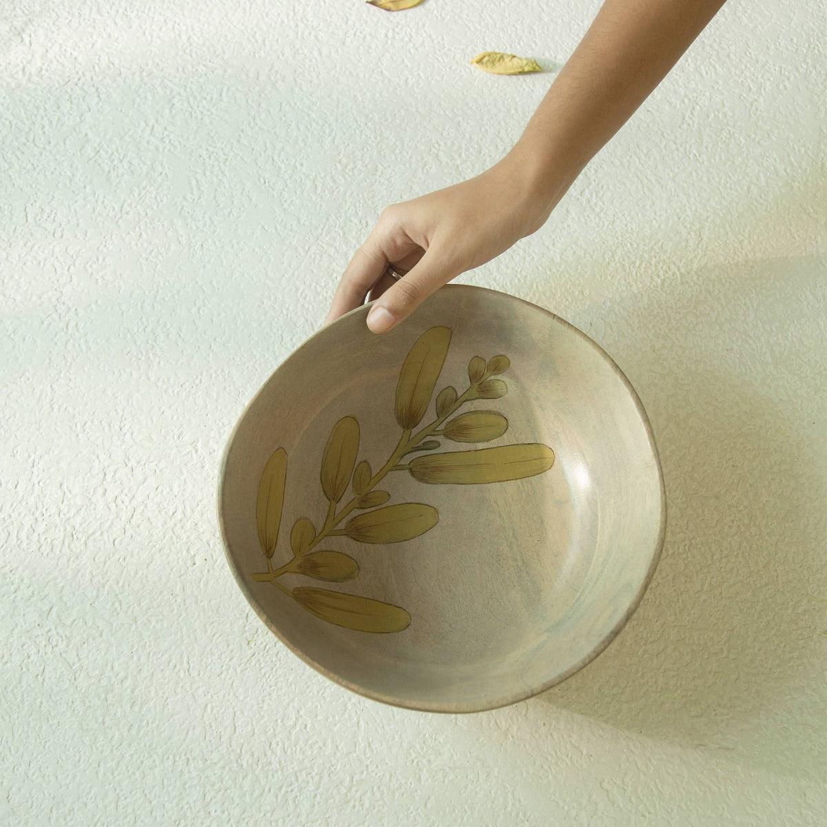 Wisteria Yellow Salad Bowl - ellementry